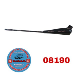 BRAZO LIMPIA PARABRISAS 3CV Y 2CV 18HP NEGRO | Codigo Ridac: 08190