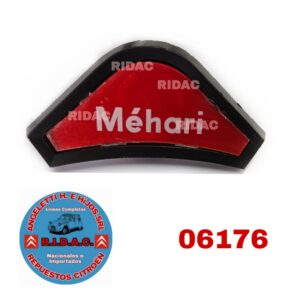 EMBELLECEDOR VOLANTE MEHARI ROJO | Codigo Ridac: 06176