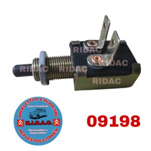 INTERRUPTOR STOP 3CV CHAPA | Codigo Ridac: 09198