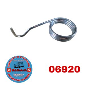 RESORTE PEDALERA 3CV | Codigo Ridac: 06920