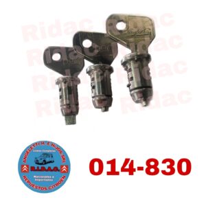 TAMBOR CERRADURA / CONTACTO JUEGO X3 | Codigo Ridac: 014-830
