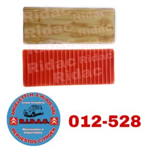 TAPA RESPALDO MEHARI NARANJA | Codigo Ridac: 012-528