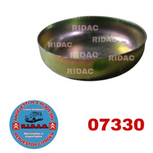 TAPON CHAPA TUERCA MAZA TRASERA | Codigo Ridac: 07330