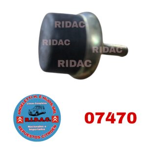 TOPE DE SUSPENSIÓN DELANTERO Y TRASERO REDONDO COMPLETO CORTO | Codigo Ridac: 07470