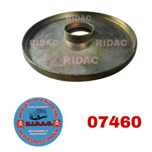 TOPE ELASTICO SUSPENSIÓN 3CV CHAPA SOLA | Codigo Ridac: 07460