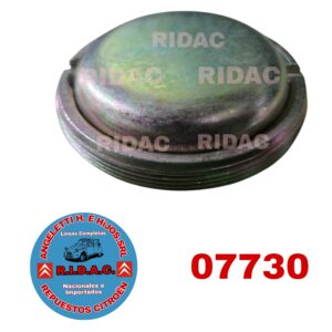 TUERCA MAZA 2CV TRASERA TAPON 73mm | Codigo Ridac: 07730