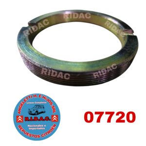 TUERCA MAZA 3CV DELANTERA ANILLO 77mm HIERRO | Codigo Ridac: 07720