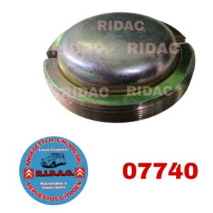 TUERCA MAZA 3CV TRASERA TAPON 77mm | Codigo Ridac: 07740