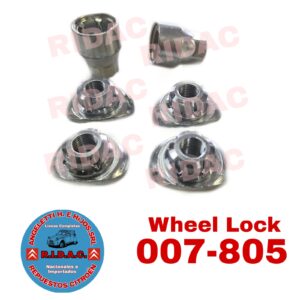 TUERCA RUEDA 2CV Y 3CV ANTIRROBO JUEGO | Codigo Ridac: 007-805