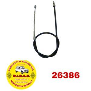 CABLE FRENO DE MANO R4L / R4S IZQUIERDO | Codigo Ridac: 26386