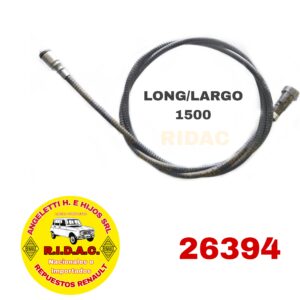 CABLE VELOCIMETRO RENAULT 5 79 DE LARGO 1550 | Codigo Ridac: 26394