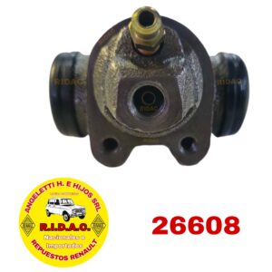 CILINDRO DE FRENO TRASERO DER/IZQ RENAULT 4 | Codigo Ridac: 26608
