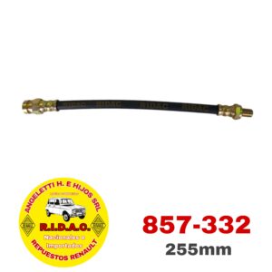FLEXIBLE FRENO R4 / DAUPHINE / GORDINI / R4L 255mm | Codigo Ridac: 857-332