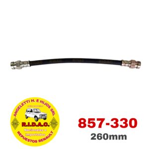 FLEXIBLE FRENO R4 / R6 TRASERO Y DELANTERO 260mm | Codigo Ridac: 857-330