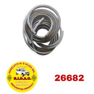 GOMA PUERTA RENAULT 4 DELANTERA Y TRASERA JUEGO X4 | Codigo Ridac: 26682