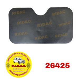 TAPIZADO TAPA BAUL/MALETERO RENAULT 4 NEGRO | Codigo Ridac: 26425