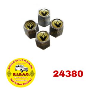 TAPÓN VALVULA JUEGO X4 CON INSIGNIA RENAULT | Codigo Ridac: 24380