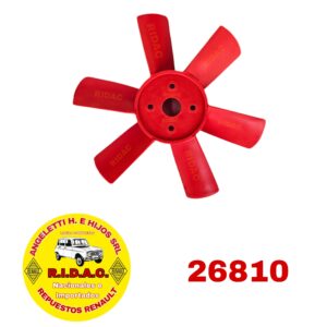 VENTILADOR RENAULT 4 / DAUPHINE | Codigo Ridac: 26810