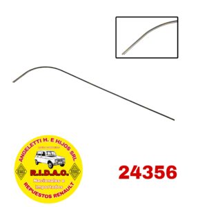 BAGUETA GUARDABARRO RENAULT 4 IZQ/DER TRASERA OX | Codigo Ridac: 24356