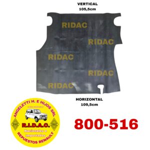 ALFOMBRA BAUL / MALETERO RENAULT 12 5 VEL. | Codigo Ridac: 800-516