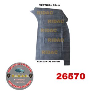 ALFOMBRA DE GOMA DELANTERA DERECHA 504 | Codigo Ridac: 26570