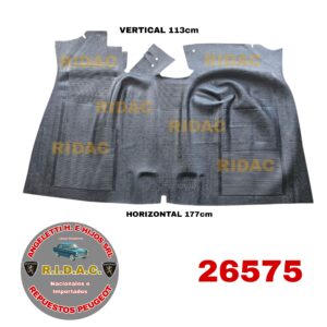 ALFOMBRA DE GOMA DELANTERA ENTERA 81 (ADEL) 504 | Codigo Ridac: 26575