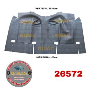 ALFOMBRA DE GOMA TRASERA 504 | Codigo Ridac: 26572