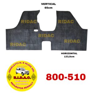 ALFOMBRA DELANTERA RENAULT 12 | Codigo Ridac: 800-510