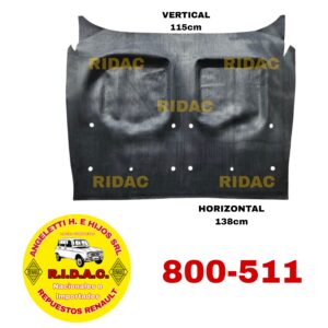 ALFOMBRA TRASERA RENAULT 12 | Codigo Ridac: 800-511