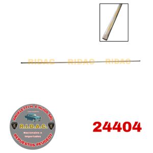BAGUETA GUARDABARRO 404 DELANTERA IZQ/DER A/INOX | Codigo Ridac: 24404