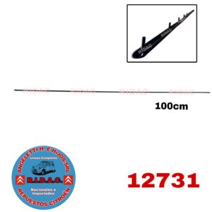 BAGUETA VENTILETE NEGRO 2CV / 3CV | Codigo Ridac: 12731