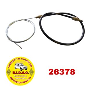 CABLE ACELERADOR RENAULT 4 LARGO 1030mm | Codigo Ridac: 26378