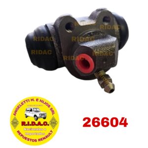 CILINDRO DE RUEDA RENAULT 4L/4F/4S 64 A 86 DEL IZQ | Codigo Ridac: 26604