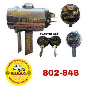 CONMUTADOR RENAULT 4/6 5 PALAS, LLAVE PLÁSTICA | Codigo Ridac: 802-848