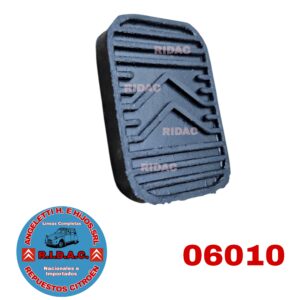 CUBRE PEDAL FRENO Y EMBRAGUE 3CV C/INSIGNIA | Codigo Ridac: 06010