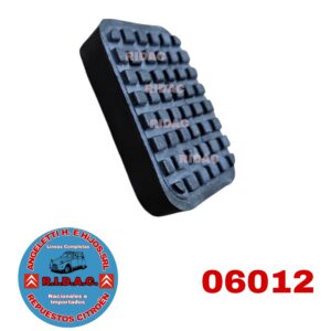 CUBRE PEDAL FRENO Y EMBRAGUE 3CV CUADRADITO | Codigo Ridac: 06012
