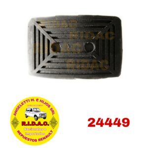 CUBRE PEDAL FRENO Y EMBRAGUE RENAULT 4 | Codigo Ridac: 24449