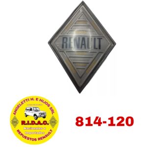 INSIGNIA ROMBO PARRILLA ANTIGUA RENAULT | Codigo Ridac: 814-120