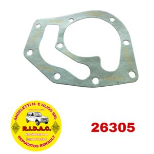 JUNTA CUERPO BOMBA DE AGUA RENAULT 4 | Codigo Ridac: 26305