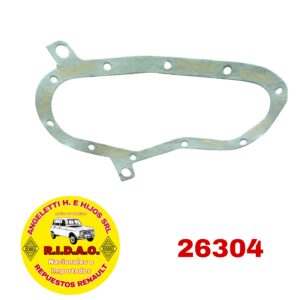 JUNTA PLACA DISTRIBUCIÓN RENAULT 4 | Codigo Ridac: 26304