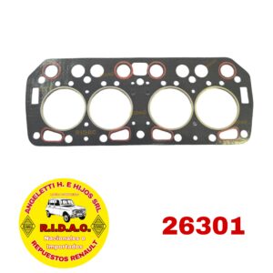 JUNTA TAPA DE CILINDRO RENAULT 4 | Codigo Ridac: 26301