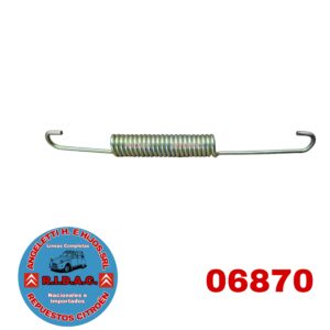 RESORTE PATINES DE FRENO 3CV DELANTERO | Codigo Ridac: 06870