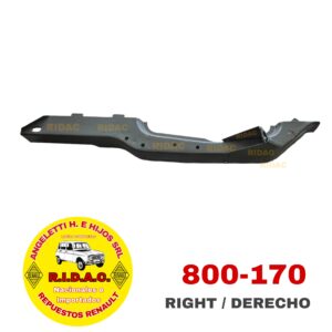 SOPORTE TRIANGULO DEL DER COMPLETO RENAULT 4 | Codigo Ridac: 800-170