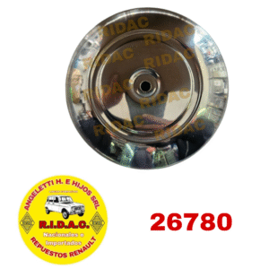TAZA DE RUEDA RENAULT 4 ACERO INOXIDABLE | Codigo Ridac: 26780