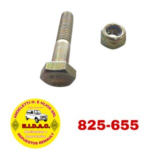 TORNILLO AMORTIGUADOR TRASERO R4/R6 C/TUERCA | Codigo Ridac: 825-655