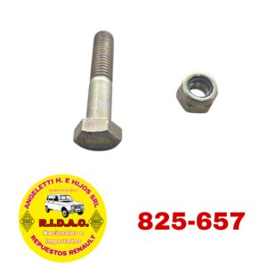 TORNILLO CREMALLERA DIRECCIÓN RENAULT 6 C/TUERCA | Codigo Ridac: 825-657