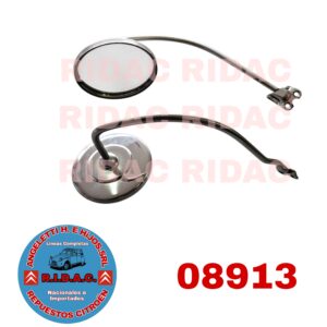 ESPEJO 2CV REDONDO ACERO INOX IMPORTADO | Codigo Ridac: 08913