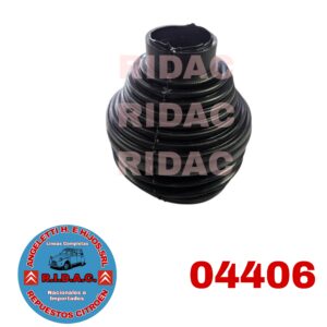 GUARDAPOLVO CRUCETA 3CV REFORMA NEGRO | Codigo Ridac: 04406