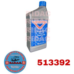 LIQUIDO DE FRENO WAGNER DOT 4 1L IMP | Codigo Ridac: 513392