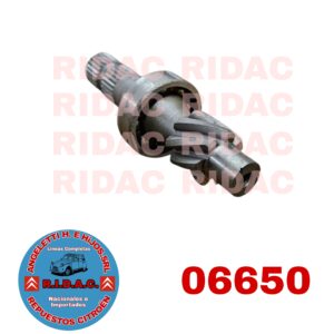 PIÑON DE DIRECCIÓN 2CV 7 DIENTES ESP | Codigo Ridac: 06650